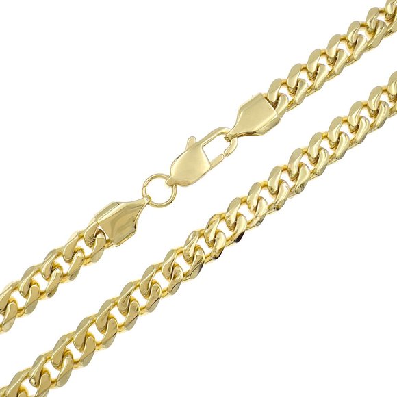 Miami Cuban Link Chain Necklace 6mm - Picture 1 of 3